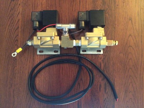 Avs 3/8&#034; valves pair air ride bagged suspension 250psi with brackets