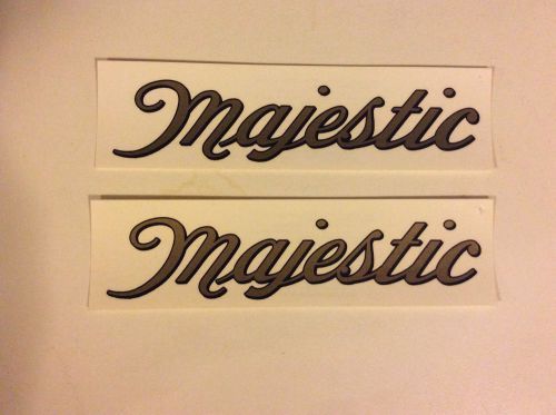 Pair arnold schwinn majestic bicycle tank decals. 1920s-30s style. top quality.