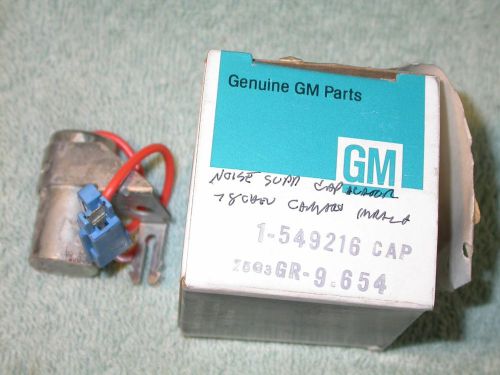Vintage gm 549216 noise suppression capacitor camaro impala