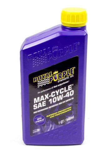 Royal purple max-cycle 10w40 motor oil 1 qt p/n 01315
