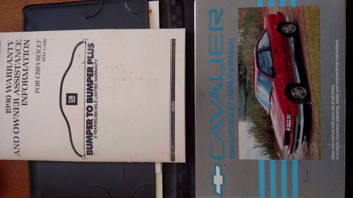 1990 chevrolet cavalier owner&#039;s manual