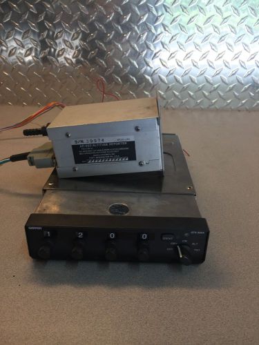 Garmin gtx 320a transponder, tray, connector and encoder