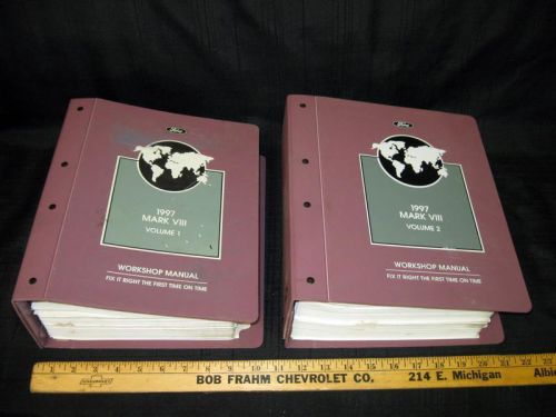 1997 ford lincoln mark viii car shop service manual 2 volume