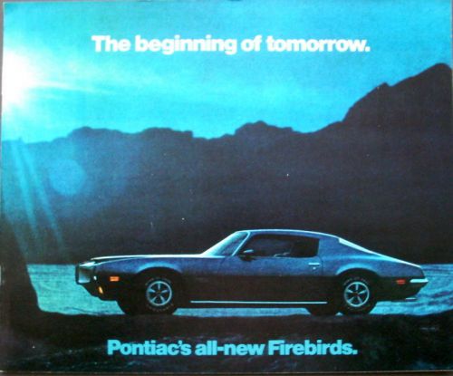 Original 1970 pontiac firebird dealer sales brochure formula trans am