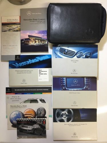 2006 mercedes benz cl-class owners manual full set. free same day shipping #0169