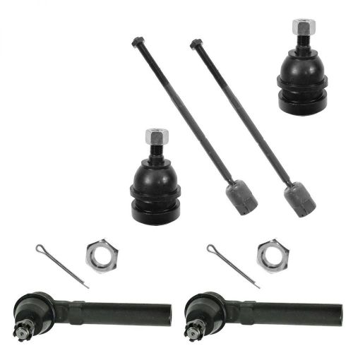 Front lower ball joint inner outer tie rod end kit set for 94-04 ford mustang