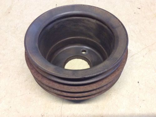 1965 1966 mustang 289 3 groove crank pulley for car w/ a/c &amp; p/s c5oe-a
