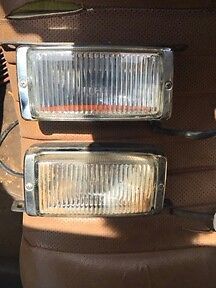 Mercedes-benz oem w107 w116 set of two bosch fog lights le 1203l