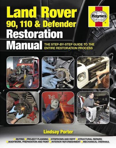 Land rover 90 110 and defender restoration manual step by step guide in color
