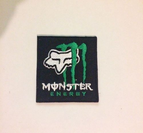 Monster energy fox racing motocross bmx patch