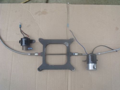 Used nos nitrous plate with solenoids/4150