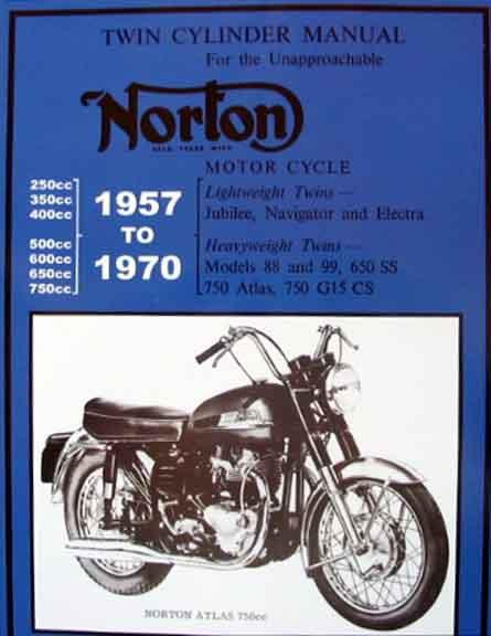 Norton twins  repair shop 1957-1970 jubilee navagator electra 77 88 88ss 99 99ss