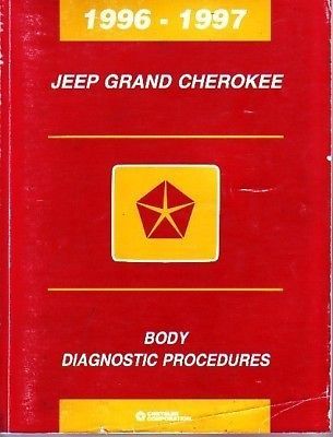 1996 1997 jeep grand cherokee shop service manual body