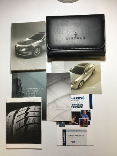 2013 lincoln mks owners manual set. free same day shipping! #0463