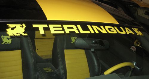 1965-2014 mustang terlingua windshield banner **officially licensed product**