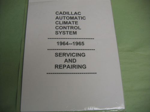 1964-1965- cadillac repairing automatic climate control