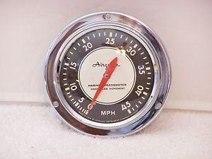 Vintage 1960&#039;s airguide boat/marine speedometer 45 mph very good working shape