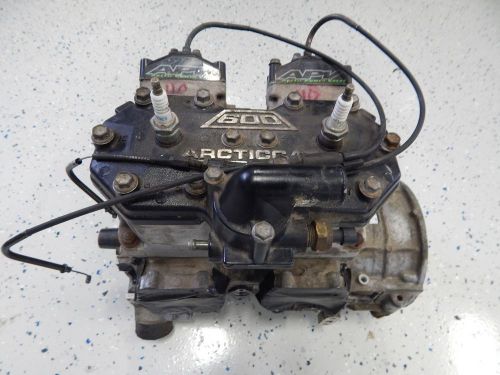 Arctic cat snowmobile 2002 zl 600 efi short block engine 0662-322