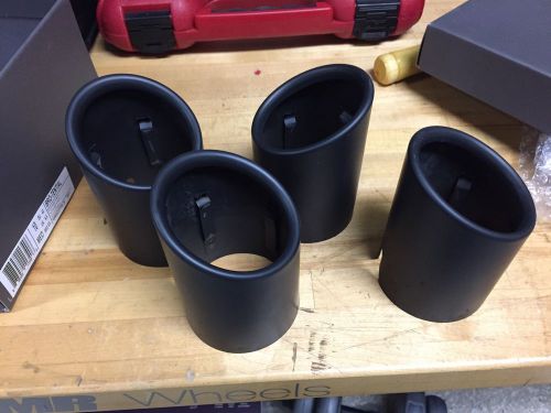 Oem bmw m3 m4 exhaust tips- matte black