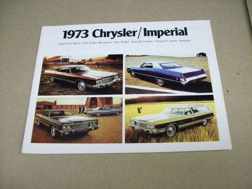 Canadian  1973 plymouth full line  sales brochure  .