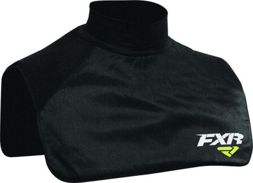 Fxr cold stop black chest warmer - one size - snowmobile - new
