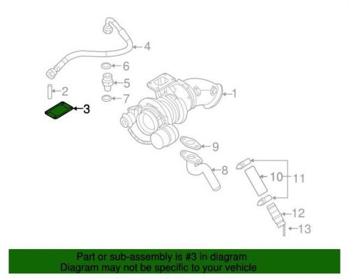 Genuine 2003-2009 dodge turbocharger gasket 5086864aa