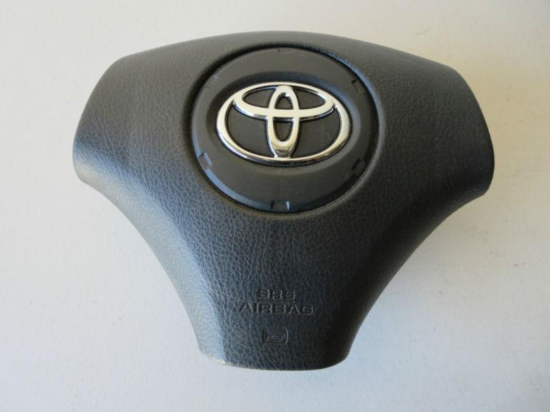 2002 2003 2004 toyota camry 3 spoke black driver wheel airbag oem