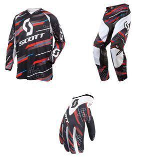 Scott 250 race motocross gear jersey pants & gloves combo brand new with tags