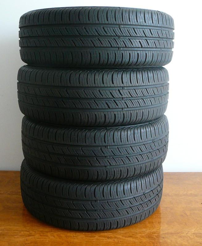 4 continental contipro contact ssr tires 195/55 r16 8-9/32 very low mileage
