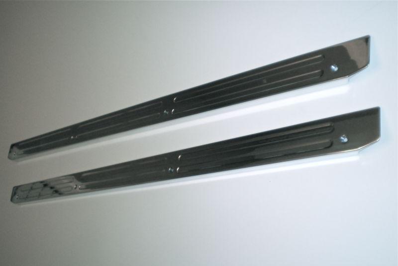 1955 1956 1957 chevy billet door sill plates polished. made in u.s.a.