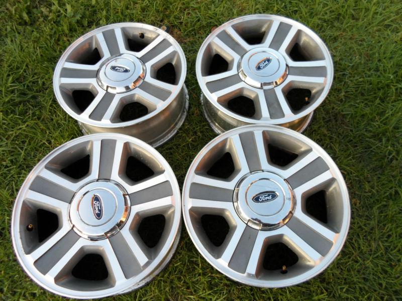 2006 ford f150 17" alloy rims in good condition these oemalloy rims incl caps