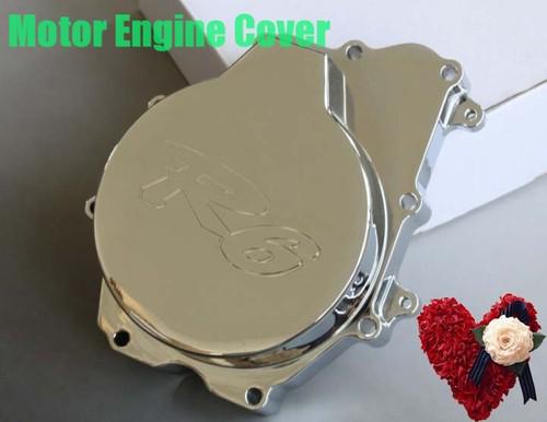  engine stator cover for yamaha yzf r6 2003-2006 yzf-r6s 03-09 chrome left side