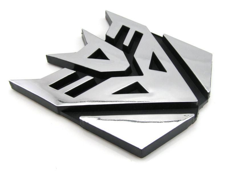 1pcs new 3d transformers emblem badge decal car plastic sticker decoration