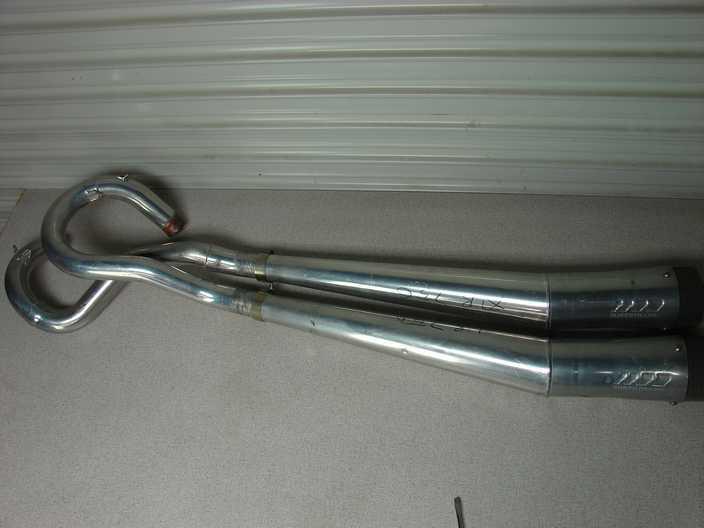 Harley xr750 stainless steel aluminumized supertrapp exhaust xr 750