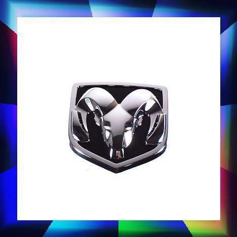 Dodge avenger ram head emblem badge chrome 3d front grille 08-10 mopar new