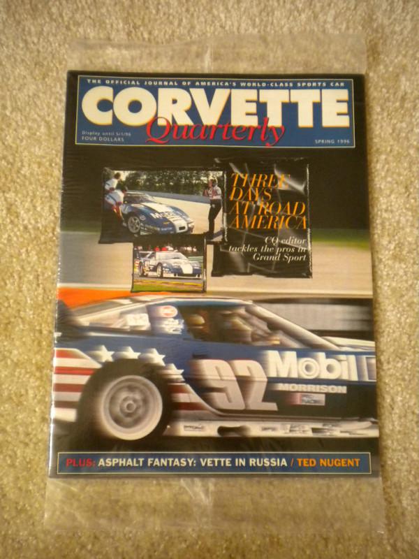 New 1996 corvette quarterly magazine road america vette in russia ted nugent