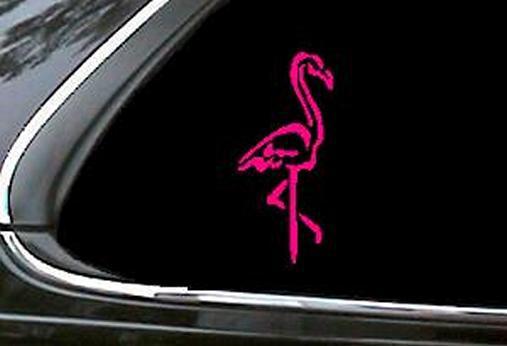 Pink flamingo sticker decal stickers decals    k13