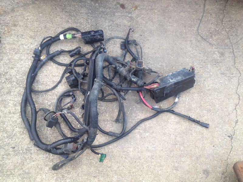 91-95 jeep yj wrangler complete front to back engine wire harness 4cyl automatic