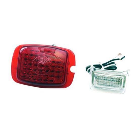 New 1937-38 chevy led tail light conversion right lens