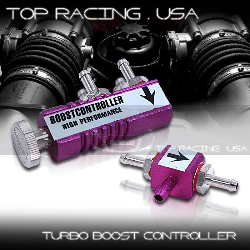 Ajp universal 1-30 psi manual adjustable turbo boost controller kit purple