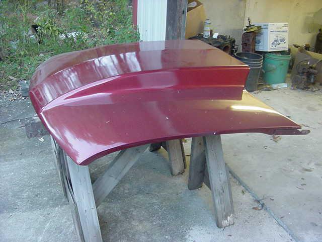 1995 and up s10 chevrolet  fiberglass harwood cowl hood with 4" rise.