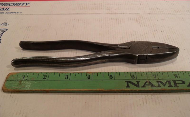Vintage utica tools bell system 8" lineman lineman pliers made in usa no. 259-8