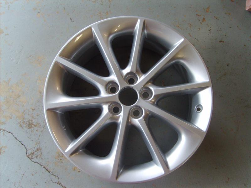2011-2012 lexus ct200h wheel, 17x7, 10 spoke full face painted silver