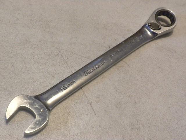 Blackhawk 18 mm reversible ratcheting wrench.