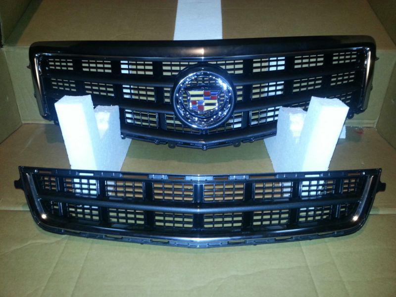 Oem cadillac  ats 2014 upper and lower grille set - factory take off 