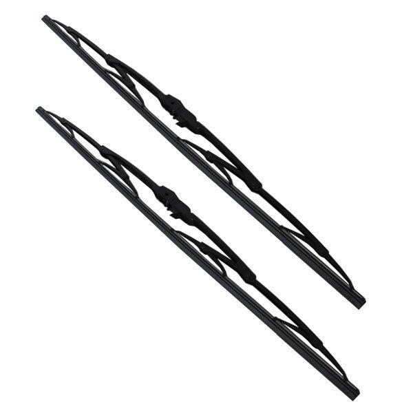 Metal driver/passenger side wiper blades toyota tercel 91-94 -(18", 18")