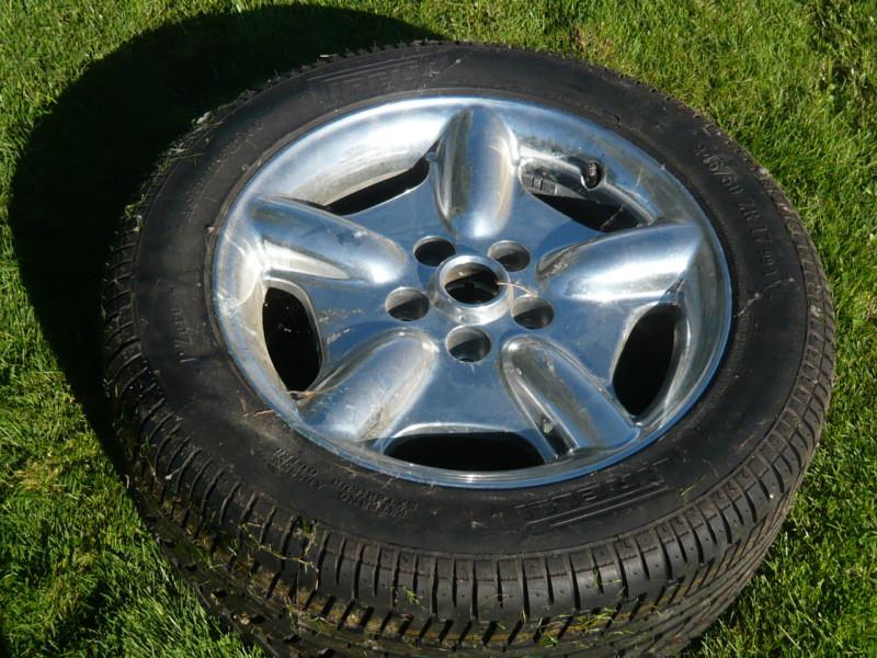 Jaguar xk8 chrome wheel & perelli tire