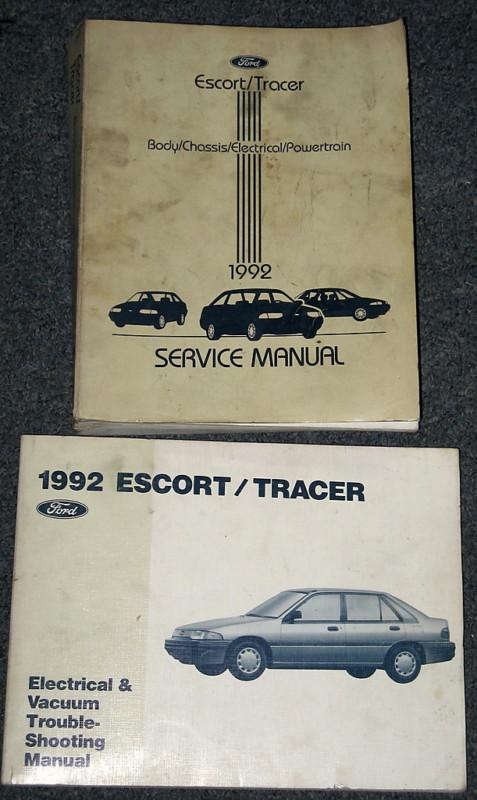 1992 ford escort mercury tracer service manual set