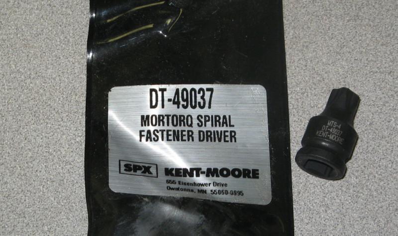 Kent moore mortorq spiral fastener driver dt-49037