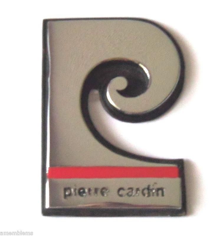 Javelin "pierre cardin" emblem, newly produced in high quality, chromed, painted